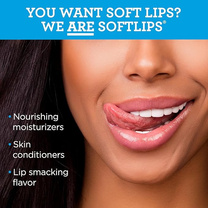 Softlips Lip Protectant SPF 20, Vanilla 2 count (Pack Of 6)-Velvo Beauty
