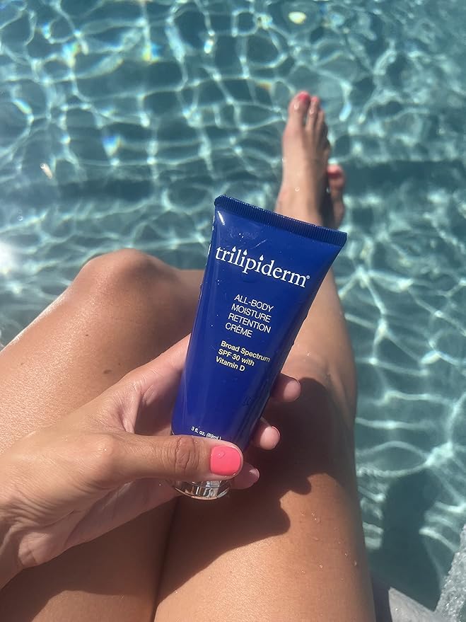 Trilipiderm 3oz TSA Travel Size 6-Pack All-Body Moisturizer with SPF 30 for Body, Face, Hands, & Feet-Velvo Beauty