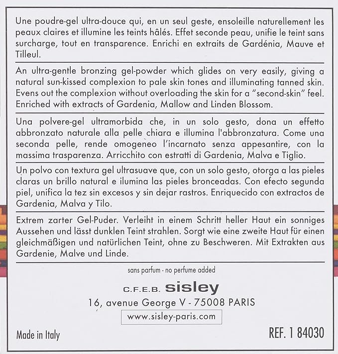 Sisley Women's Phyto-Touche Illusion D'ete Sun Glow Bronzing Gel Powder, 0.38 Ounce-Velvo Beauty