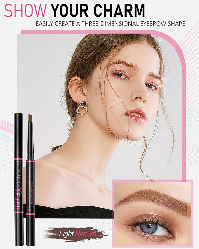 Blonde Eyebrow Pencil for Women Blonde, Brow Pencil Blonde, Blond Eyebrow Pen, Eye Brow Pencils for Women, Natural Eyebrow Pen-Velvo Beauty