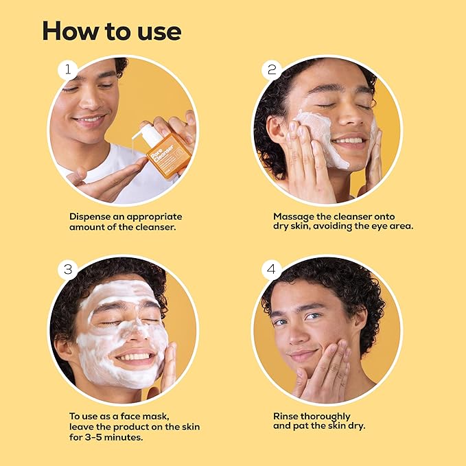 Hanhoo Pore Cleanser with Niacinamide, 6.76 Fl. Oz., 2-in-1 Facial Cleanser and Mask, with Niacinamide and Salicylic Acid, Clears Clogged Pores, Makeup-Remover, Exfoliating Face Wash, Korean Skincare-Velvo Beauty