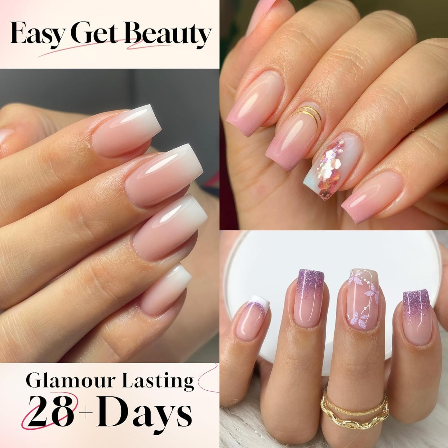 UNA GELLA Short Coffin Fake Nails 504Pcs Half Cover Matte Nail Tips Extra Short Coffin Gel Nail Tips No C Curve Pre-buff No Need File Salon Quality Nail Extension DIY Nail Art Salon 12 Sizes-Velvo Beauty