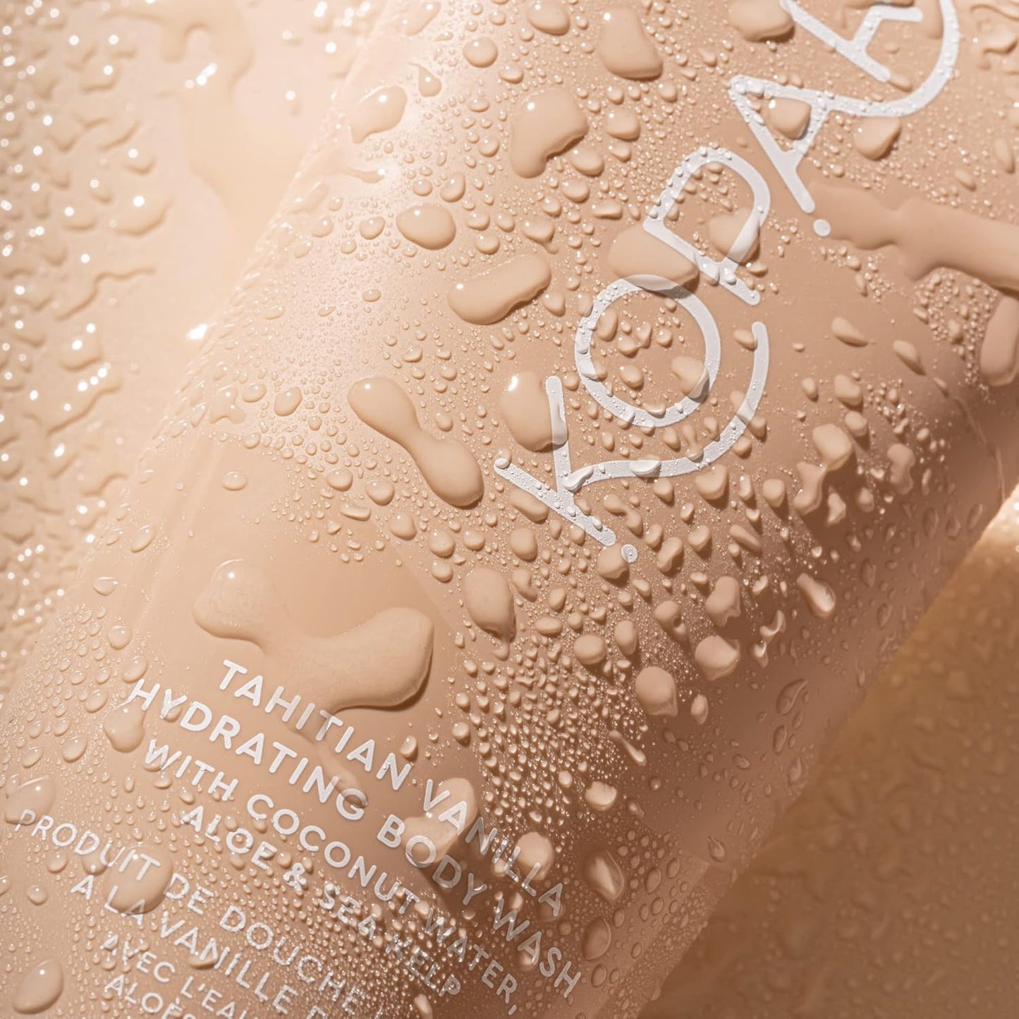 Tahitian Vanilla Hydrating Body Wash with Coconut Water, Aloe & Sea Kelp | Cleanses Without Stripping Moisture or Natural Oils | Infused with Notes of Warm Vanilla | Vegan and Cruelty-Free | 9.0 Oz-Velvo Beauty