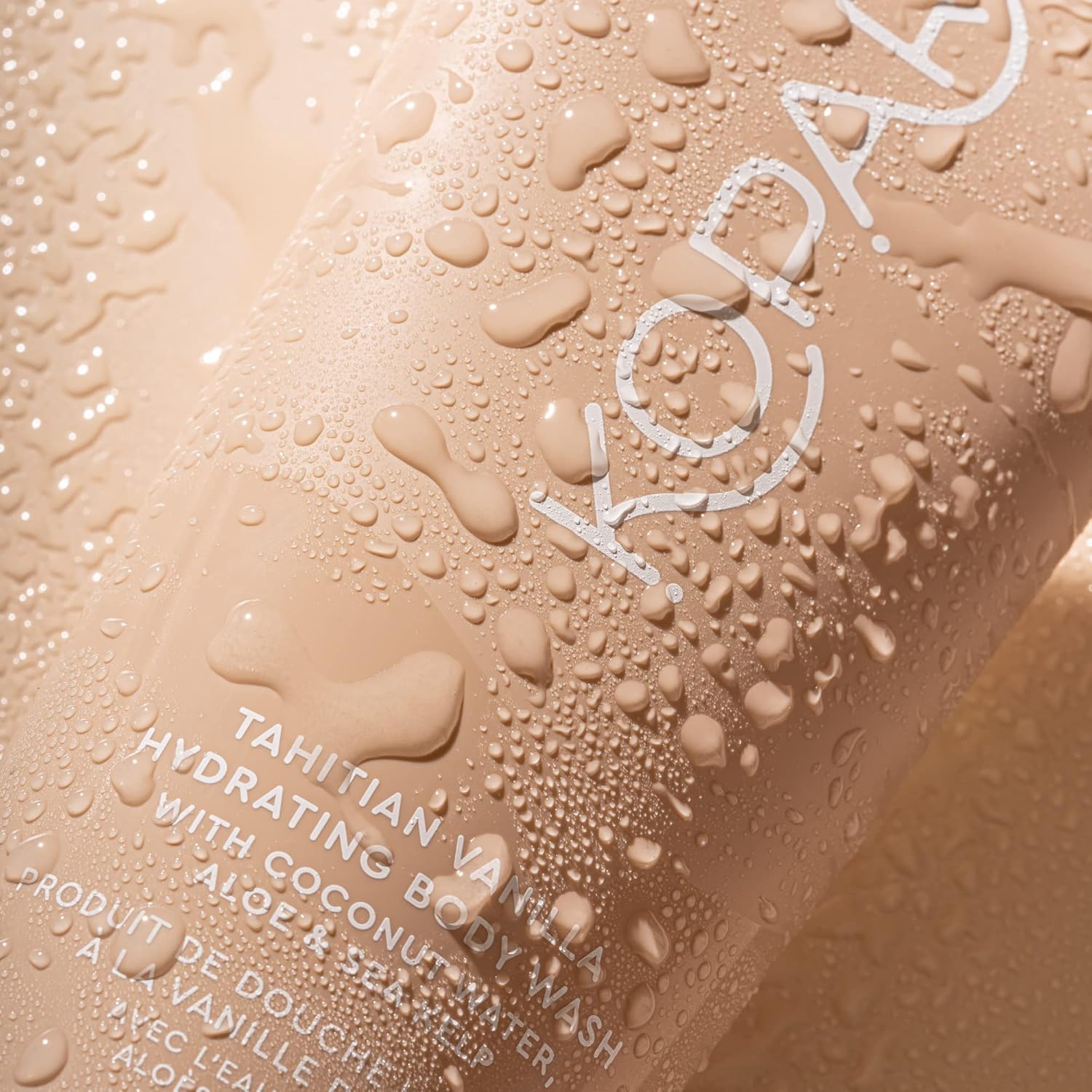 Tahitian Vanilla Hydrating Body Wash with Coconut Water, Aloe & Sea Kelp | Cleanses Without Stripping Moisture or Natural Oils | Infused with Notes of Warm Vanilla | Vegan and Cruelty-Free | 9.0 Oz-Velvo Beauty