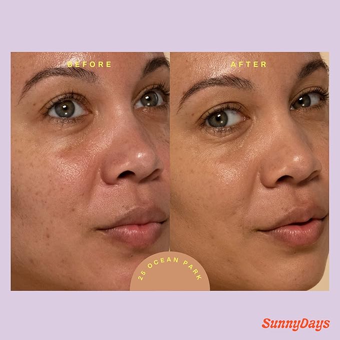 Tower 28 Beauty SunnyDays SPF 30 Tinted Mineral Sunscreen - For Sensitive Skin - 2-in-1 Facial Broad Spectrum UVA/UVB Protection + Foundation - Shade 25 OCEAN PARK, 1 Fl Oz-Velvo Beauty