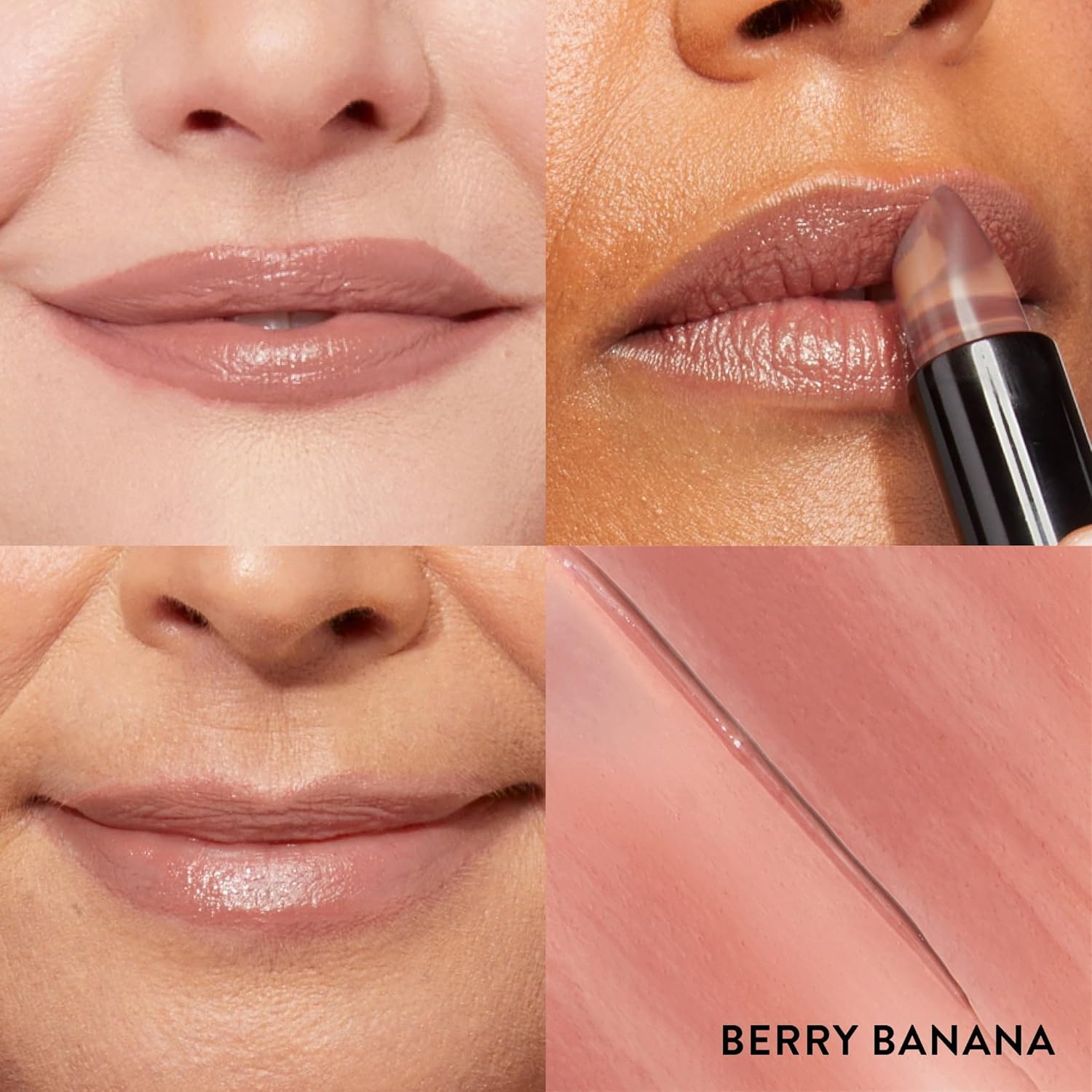 LAURA GELLER NEW YORK Italian Marble Sheer Lipstick - Berry Banana - Hydrating & Lightweight - Vitamin E & Caster Seed Oil - Cream Finish-Velvo Beauty
