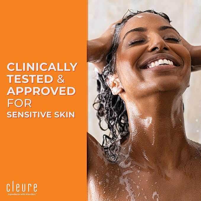 Cleure Hypoallergenic Volumizing Shampoo for Sensitive Skin - Fragrance Free, SLS Free & Paraben Free (12 oz, Pack of 2)-Velvo Beauty