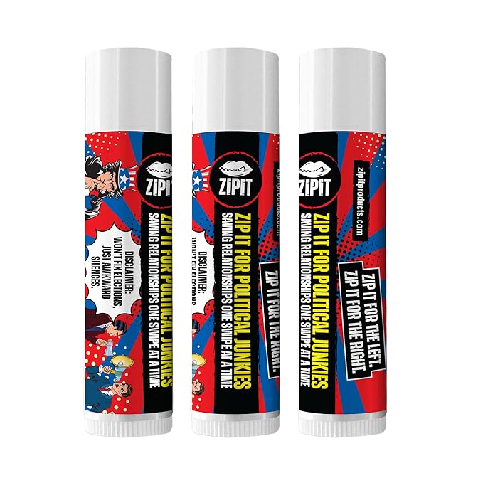 Zip It For Political Junkies Lip Balm - Saving Relationships One Swipe At A Time-Velvo Beauty