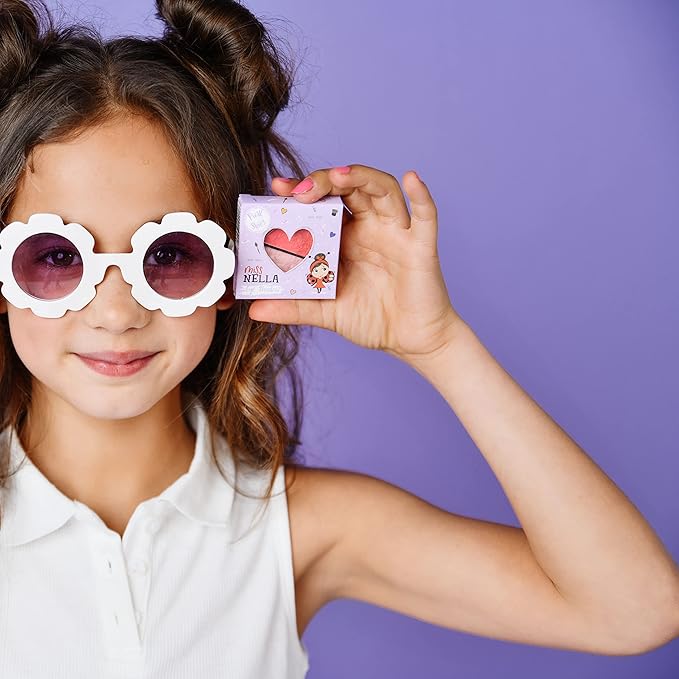 MISS NELLA Kids Bag of Glamorous Picks Makeup & Nail Polish Set Safe and Fun Gift - Hypoallergenic, Dermatologically Tested Kid-Friendly, Non-Toxic, Cosmetic Bag Included – Special Edition-Velvo Beauty