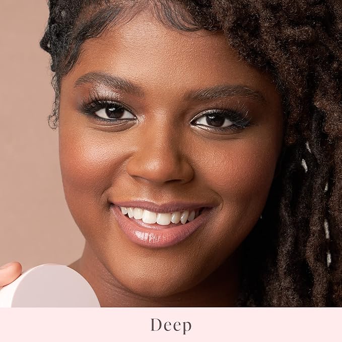 Mally Beauty Flawless Finish Transforming Effect Foundation - Deep - Full Coverage Cream Foundation - Breathable & Lightweight - Hydrating Formula with Vitamin E - Satin Finish-Velvo Beauty