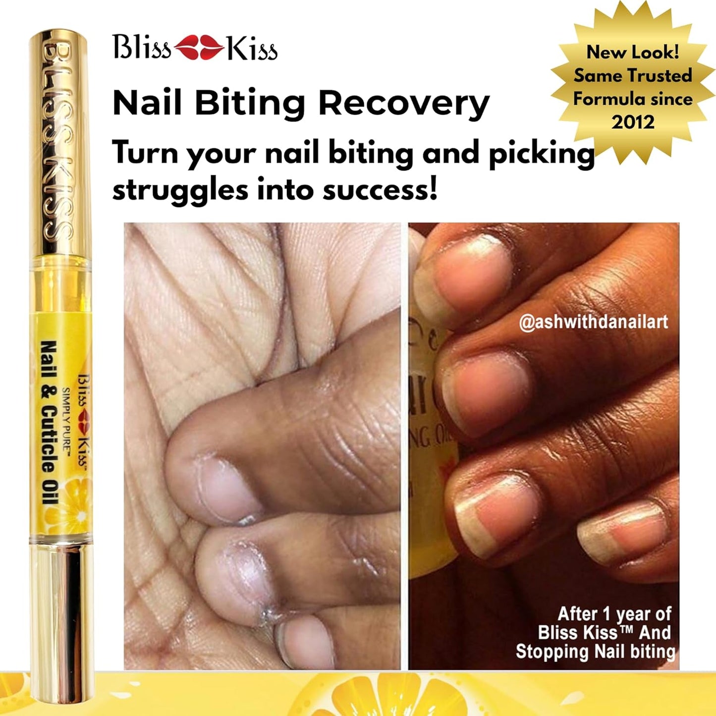 Bliss Kiss | Crisp Fragrance 4 Nail Oil Cuticle Pens w/Vitamin E & Jojoba⏤Nail Strengthener Nail Growth Treatment for Brittle Peeling Breaking Thin Nails-Velvo Beauty