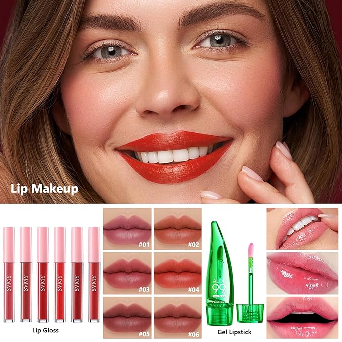 All in One Makeup Kit for Women Full Kit, Make Up Gift Set for Women, Makeup Essential Bundle Includes Foundation Face Primer Eyeshadow Contour Palette Lipstick Eyeliner Mascara Cosmetic Brush Set-Velvo Beauty