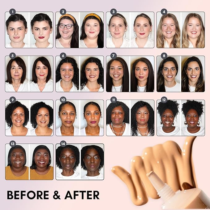 Clover Skin Is In Serum Foundation | Hydrating Face Serum, Lightweight Foundation, Cruelty-Free & Vegan | With Squalane And Sunflower Seed Wax | 30 ml - Shade 01 (Ultra Fair)-Velvo Beauty