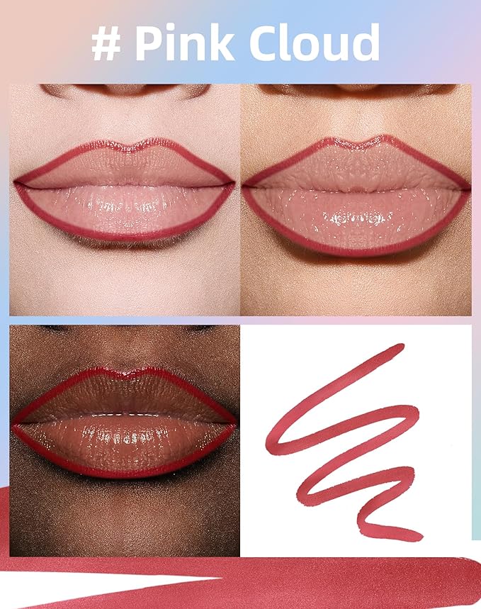 KIMUSE Lip Stain Peel Off, Peel Off Lip Liner Stain with Tweezer, Long Lasting, Waterproof, Transfer Proof Lipstains Color, Smudge-Free, Easy Removal, Matte Finish-Velvo Beauty