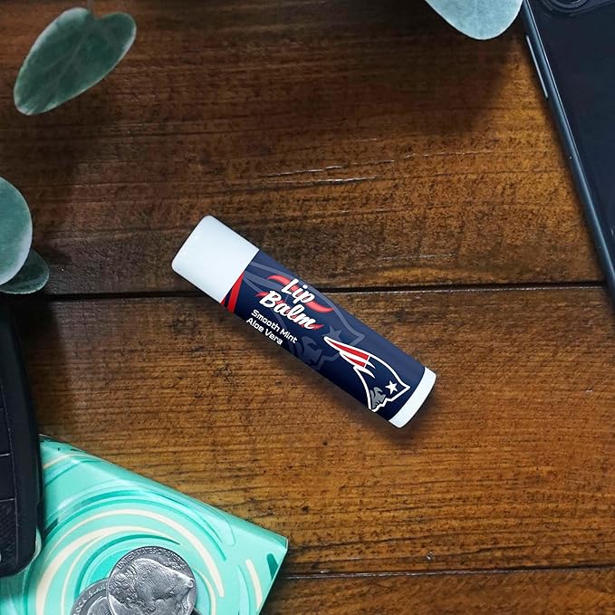 FANMATS 34708 New England Patriots Smooth Mint SPF 15 Lip Balm-Velvo Beauty