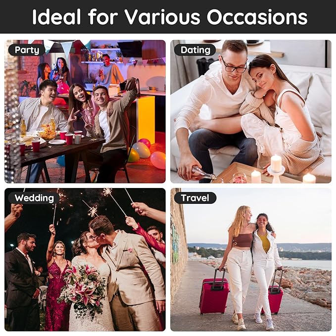 Segbeauty 5pcs Travel Refillable Atomizer, 10ML Empty Sprayer for Perfume, Mini Portable Glass Spray Bottle Dispenser for Cosmetic Accessories, Outgoing Travel Essentials-Velvo Beauty