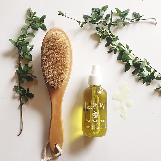 Little Seed Farm Essential Body Oil, Rosemary Mint, 4oz-Velvo Beauty