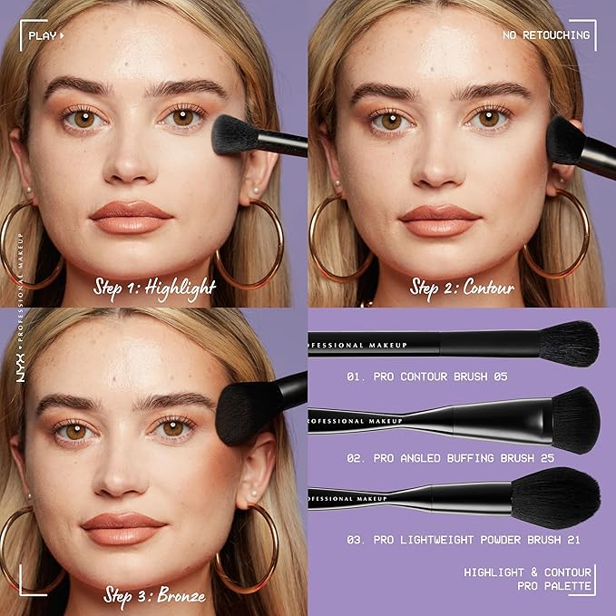 NYX PROFESSIONAL MAKEUP Highlight & Contour Pro Palette-Velvo Beauty