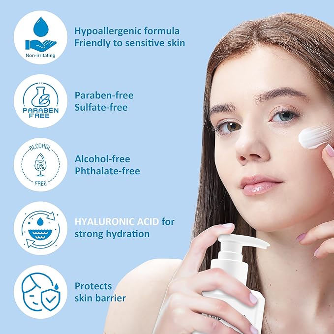 5 Step Skin Care Set, Large 17.6 Fl oz, All with Hyaluronic Acid Facial Skin Care Products, Makeup Remover, Cleanser, Toner, Serum, Lotion, Hydrating & Protect Skin, Sulfates & Paraben-Free-Velvo Beauty
