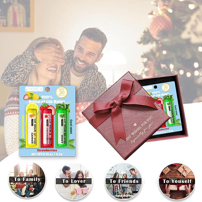 3 Pack SPF Lip Balm Bulk - SPF 30 SunGuard Lip Balm Sunscreen- Summer Protection for Lasting Hydration UV Defense Prevents and Soothes Dry, Chapped Lips-3 Delicious Flavors-Velvo Beauty