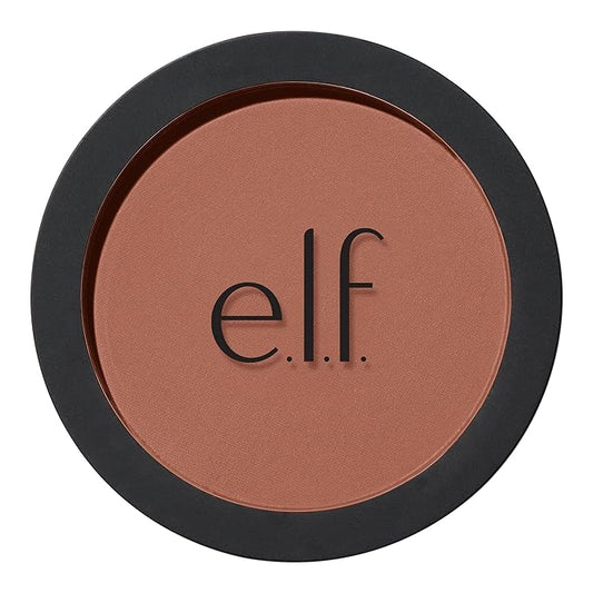 e.l.f. Primer-Infused Bronzer, Long-Lasting, Lightweight & Buildable Powder Bronzer, Delivers A Matte Finish, Vegan & Cruelty-Free, Sun-Soaked-Velvo Beauty