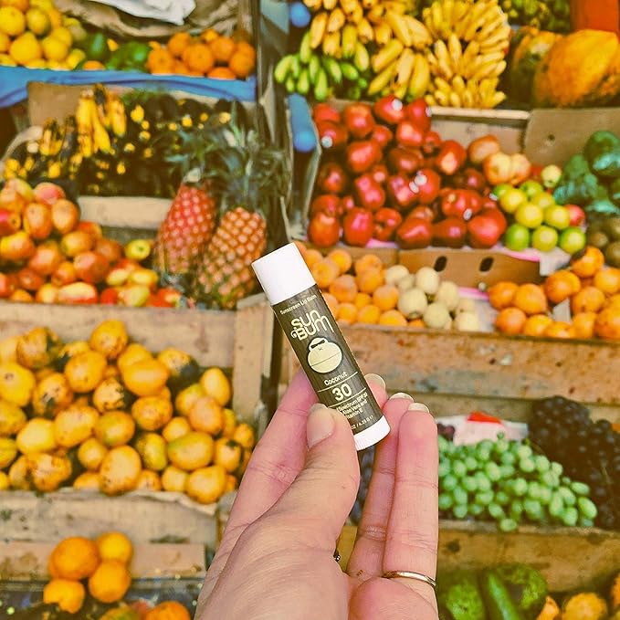 Sun Bum Lip Balm | SPF 30 | 0.15 Ounce Stick | Broad Spectrum UVA, UVB Protection, Hypoallergenic, Paraben Free, Gluten Free, Vegan | The Originals Variety Pack | 7 Pack-Velvo Beauty