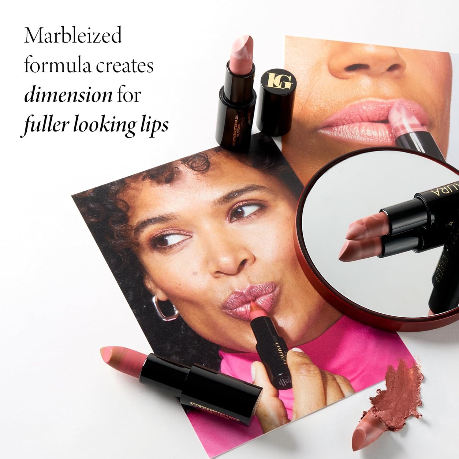 LAURA GELLER NEW YORK Italian Marble Sheer Lipstick - Peach Bellini - Hydrating & Lightweight - Vitamin E & Caster Seed Oil - Cream Finish-Velvo Beauty