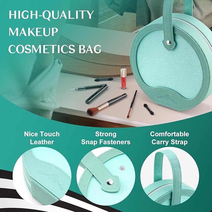 Color Nymph All In One Makeup Kit For Teens With Portable Cosmetics Bag, Multiple Makeups For Begginers As Christmas,New Year,Birthday Gift Included 38-Colors Eyeshadows Lipglosses Brushes(Green)-Velvo Beauty