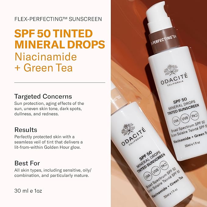 SPF 50 Flex-Perfecting™ Mineral Drops Tinted Sunscreen THREE-Velvo Beauty