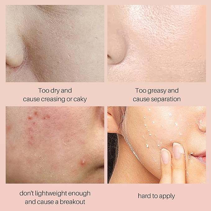 FV Primer, Hydrating Foundation Primer for All Skin Tones with Natural Looking Without Creasing, Smudging, or Fading, Hydrate Moisturizes Makeup Face Primer 1 Fl Oz(30ml)-Velvo Beauty