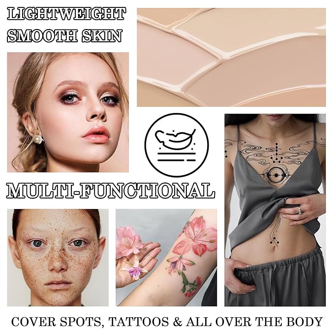 6 Colors Correcting Concealer Cream Contour Palette,Long Lasting Concealer Cream Makeup Palettes with Concealer Brush,Multi-purpose Contouring Liquid Foundation Makeup Kit-Velvo Beauty