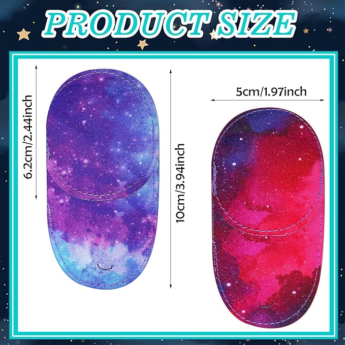 Newcotte 12 Pcs Eye Patch for Kids Girls Boys Reusable Eye Patch for Glasses over the Lens Colorful Eye Patch Toddler Eye Patch Adorable Kids Eye Patches Assorted Eye Patch Cover (Starry Sky)-Velvo Beauty