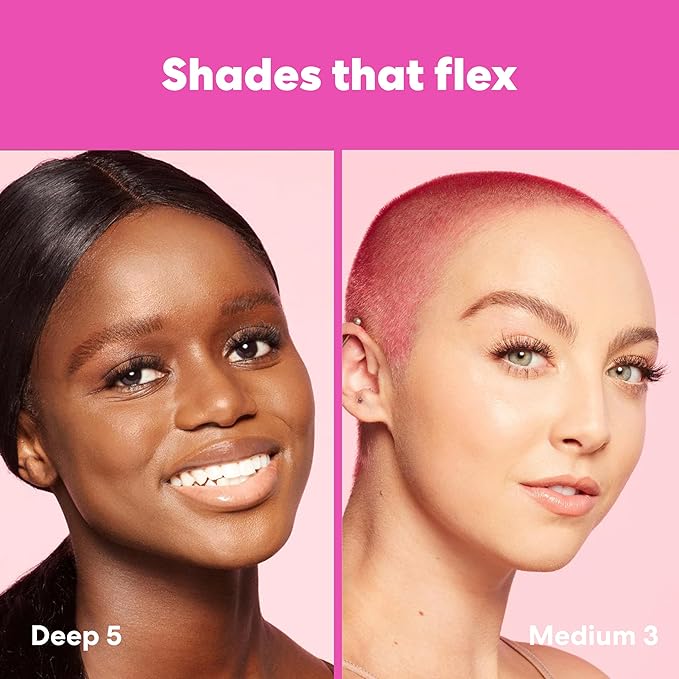 Beautyblender 12-Hour Always on Radiant Skin Tint, Breathable Serum Foundation Stays Put for All Day Long Wear, Infused with Hyaluronic Acid & Niacinamide, Medium 5-Velvo Beauty