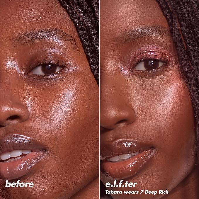e.l.f. Halo Glow Powder Filter, Ultra-fine Finishing Powder, Smooths The Look of Pores & Fine Lines, Creates A Soft-Focus Glow, Vegan & Cruelty-Free, Tan Warm-Velvo Beauty