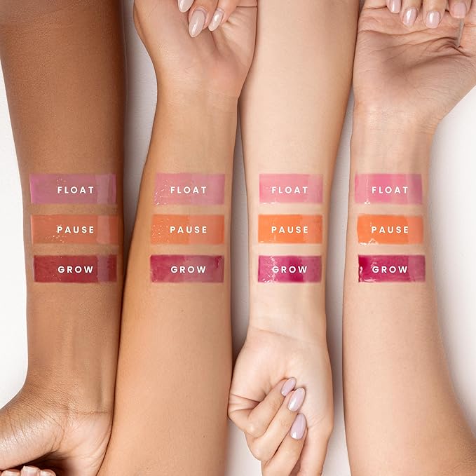 Karuna Skin - Tinted Lip Oil, Soothing & Moisturizing Lip Products with Peptides, Antioxidants, Hydrating Flattering Vegan Lip Tint, Float, 4.8 mL/0.16 fl. oz-Velvo Beauty