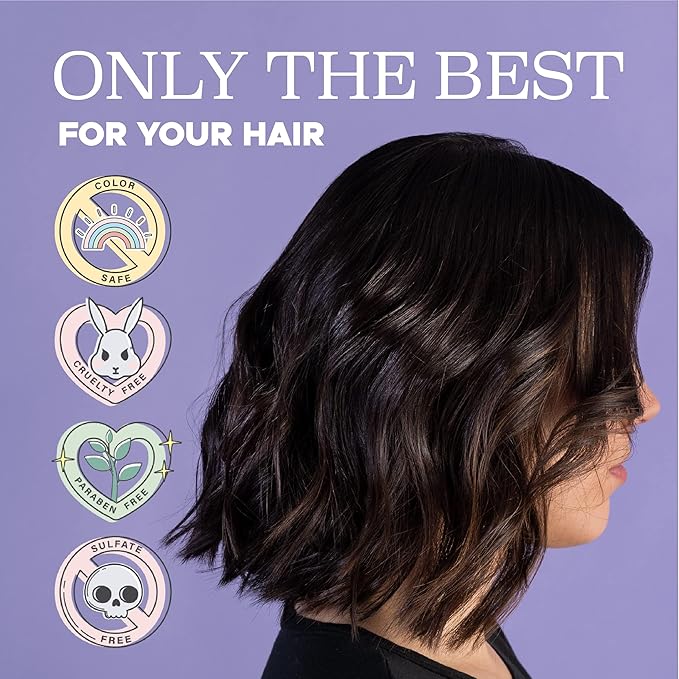 Luseta Biotin Shampoo and Conditioner for Hair - Thickening Shampoo for Thinning Hair - Infused with Argan Oil to Repair Damaged Dry Hair - Sulfate Free Paraben Free-2 x 16.9 fl oz-Velvo Beauty