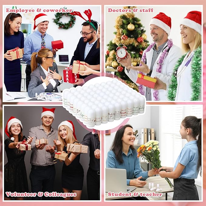 72 Pcs Mini Lip Balm Bulk Gift, 8 Assorted Flavors, Moisturizing for All Skin Types-Velvo Beauty