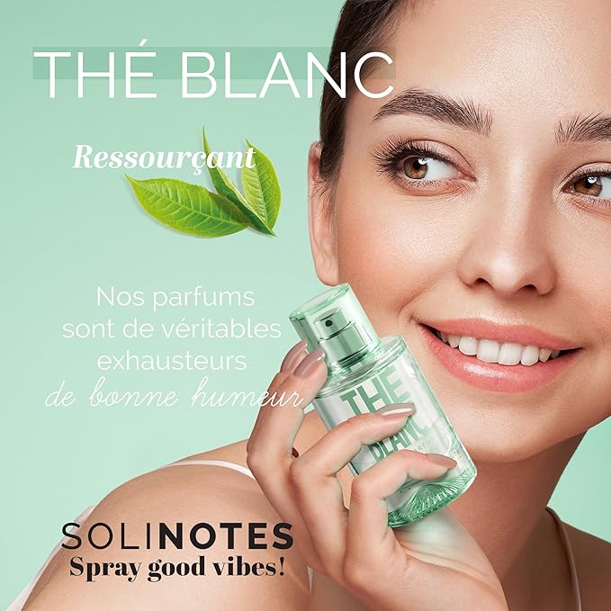 SOLINOTES White Tea Perfume for Women - Eau De Parfum | Delicate Floral and Soothing Scent - Made in France - Vegan - 1.7 fl.oz-Velvo Beauty