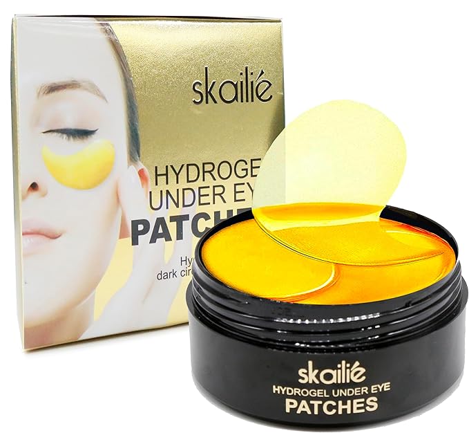 COSMETIC |24k Gold Vitality-Fill Hydra-Gel Eye Patches | Anti-Aging Under-Eye Patches, Help Boosting Lift & Firm the Look of the Eye Area-Velvo Beauty
