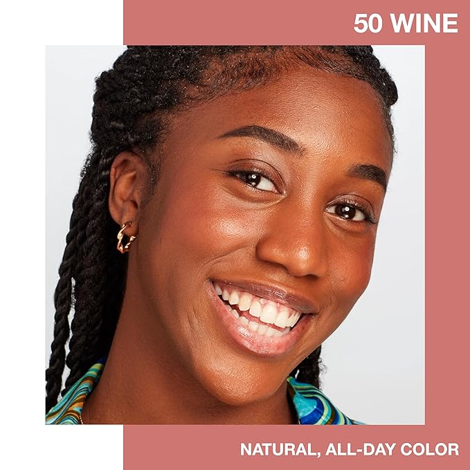 Maybelline Fit Me Blush, Lightweight, Smooth, Blendable, Long-lasting All-Day Face Enhancing Makeup Color, Wine, 1 Count-Velvo Beauty