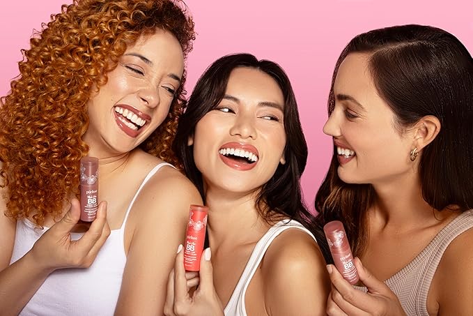 pürlisse Blush Glow Lip and Cheek Tint - Blush Stick for Cheeks and Lips with Vitamin E & Hyaluronic Acid - Hydrating & Buildable 2-in-1 Cream Blush Stick - Summer Coral ( .28 oz)-Velvo Beauty