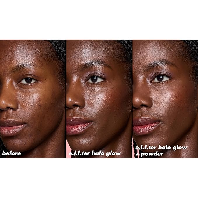 e.l.f. Halo Glow Powder Filter, Ultra-fine Finishing Powder, Smooths The Look of Pores & Fine Lines, Creates A Soft-Focus Glow, Vegan & Cruelty-Free, Rich Cool-Velvo Beauty