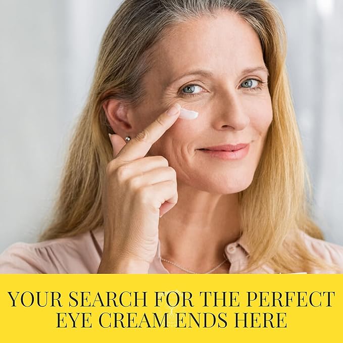 Doppeltree Caffeine Under Eye Cream Anti Aging Men and Women, for Wrinkles, Puffy Eyes and Dark Circles - Brightening & Firming, Minimize Bags, Puffiness and Fine Lines-Velvo Beauty