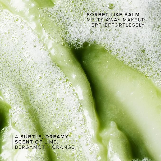 Farmacy Makeup Remover Cleansing Balm - Green Clean Waterproof Makeup Remover + Oil Based Cleanser - Newly Formulated Double Cleanser with Plant Based Waxes + Upcycled Moringa (100ml)-Velvo Beauty