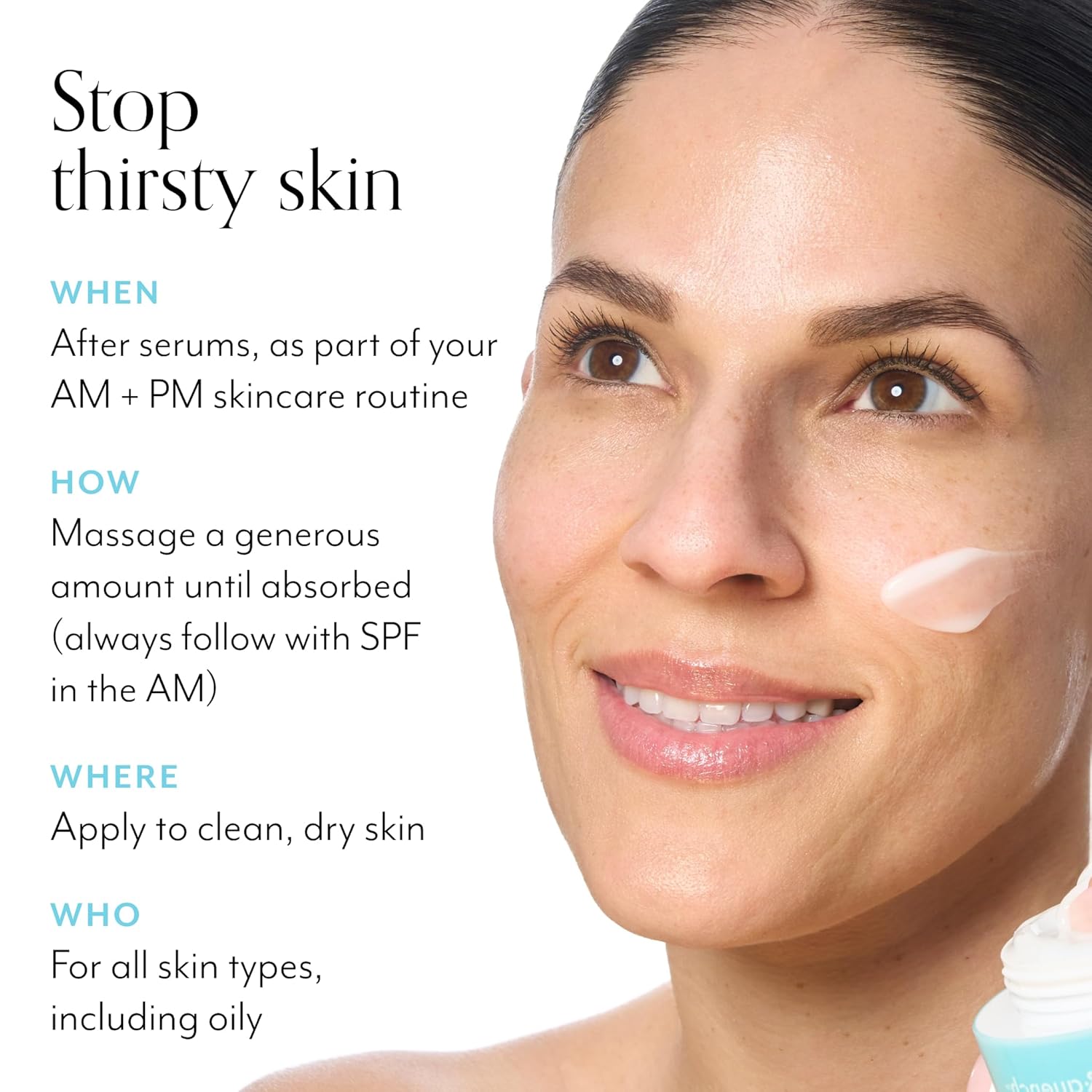 Bliss Drench & Quench Hyaluronic Acid Cream to Water Moisturizer | Lightweight Face Cream with 4 Types of Hyaluronic Acid for All Day Hydration and Plump Skin | Clean Vegan & Cruelty Free 1.7 fl oz-Velvo Beauty