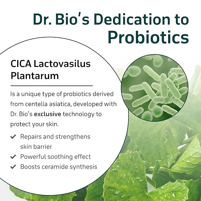 Dr. Bio Greenery Lip Care Balm (0.28oz/8g)| Hydrating Relief Balm for Dry, Chapped Lips | Lip Treatment with Natural Oils & Probiotics | Lip Moisturizer Repair Stick | Vegan Korean Skin Care | 2 Tubes-Velvo Beauty