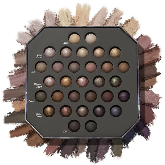LAURA GELLER NEW YORK The Ultimate Palette Hidden Gems Baked Eyeshadow Palette - 31 shades - Matte and Shimmer Shades - Pigmented Crease-Proof Eye Makeup-Velvo Beauty