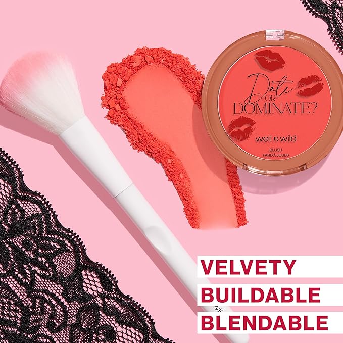 wet n wild Date Or Dominate Blush And Brush Set-Velvo Beauty