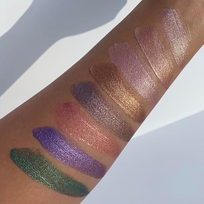 e.l.f. Liquid Metallic Eyeshadow, Quick-Drying, Long-Lasting, Gel-Based Formula For One-Swipe Pigmented Coverage, Vegan & Cruelty-Free, Galaxy-Velvo Beauty