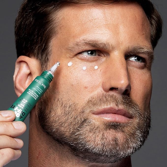 Shakeup - 4-Piece Mens Anti-Aging Gift Set, Age Def-Eye Lifting Eye Cream, Pro-Youth Serum, Matte-Effect Moisturiser, Plus Wash Bag-Velvo Beauty